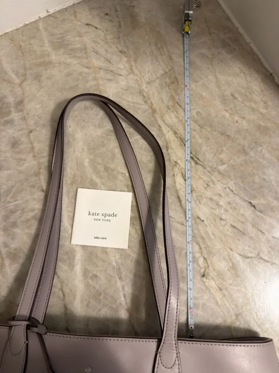 Kate Spade New York Kerri Medium Tote with Charm Grey - Picture 6 of 6